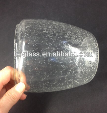 Blown seedy glass light shade/bubble shade cover in high quality