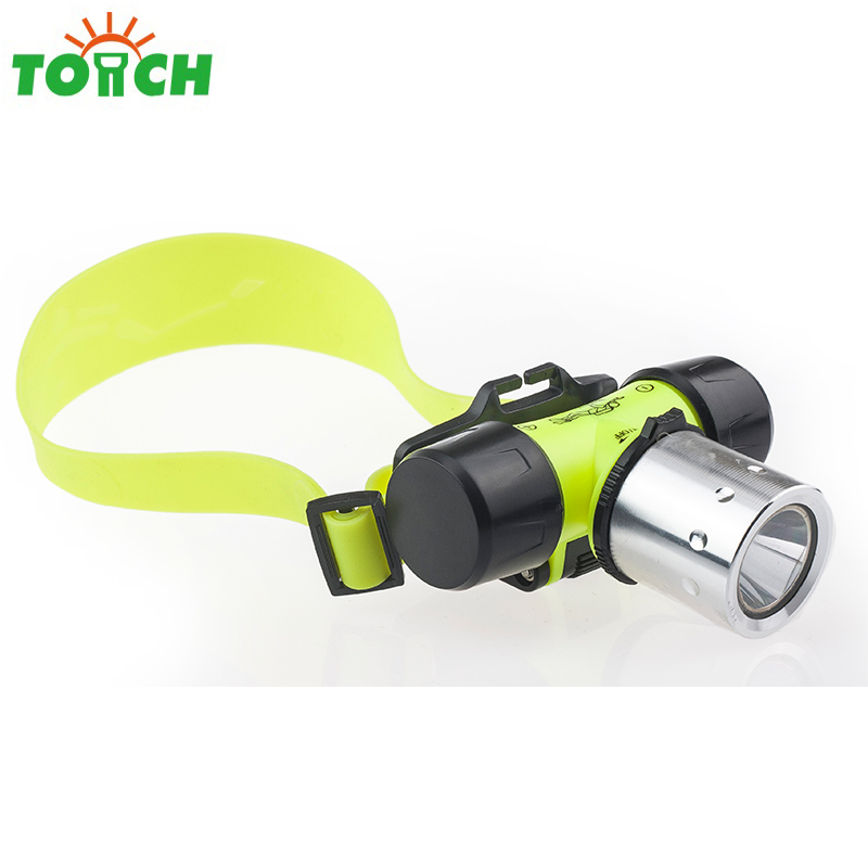 Diving Waterproof Equipment Professional T6 Rechargeable 18650 or 3AAA battery Led Diving Headlamp