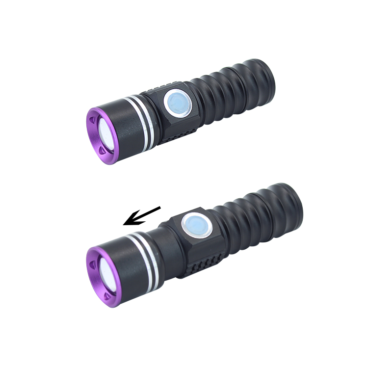 New design USB direct charge led torch 300LM XPE led chip flashlight with inner battery