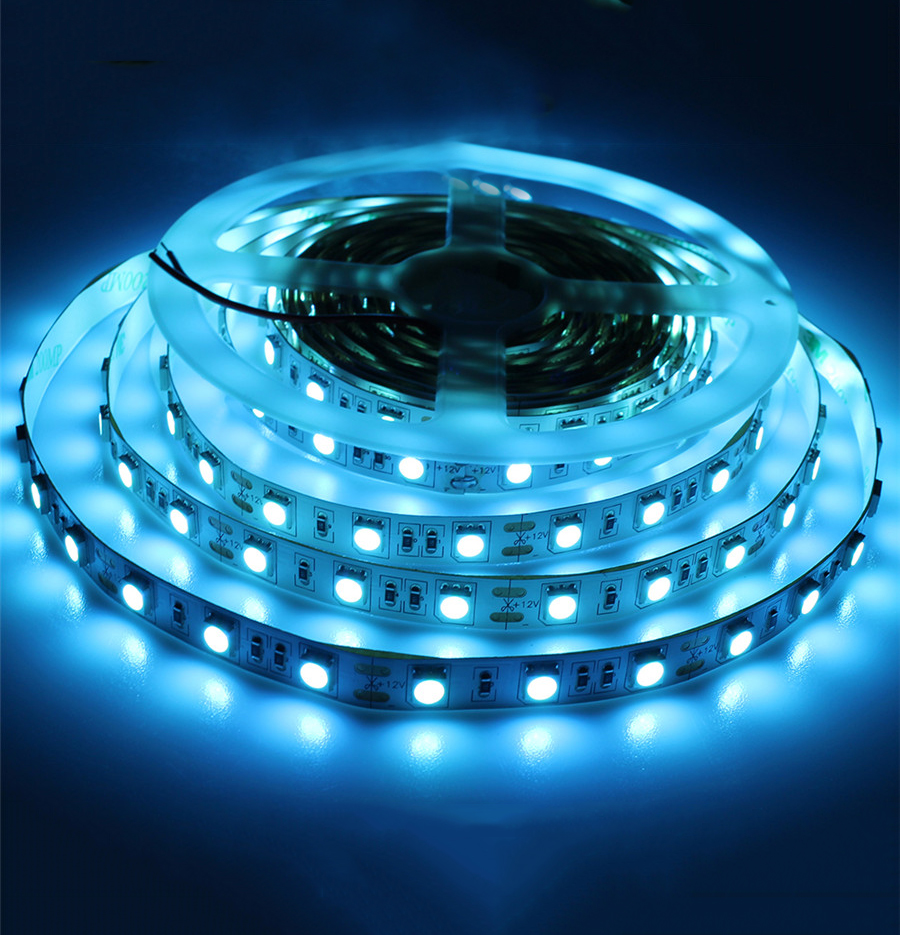 Hotselling 60d dmx rgb 12v 4000k led strip 5050 light led strip light