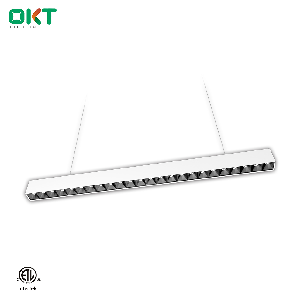 economic 50000hrs daylight led linear suspending pendant lights for restaurant office