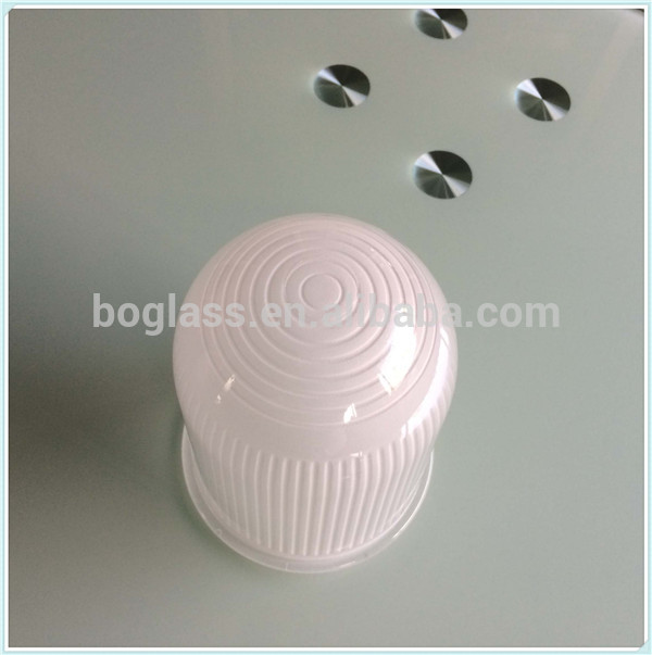 frosted borosilicate glass dome cover for outdoor lighting