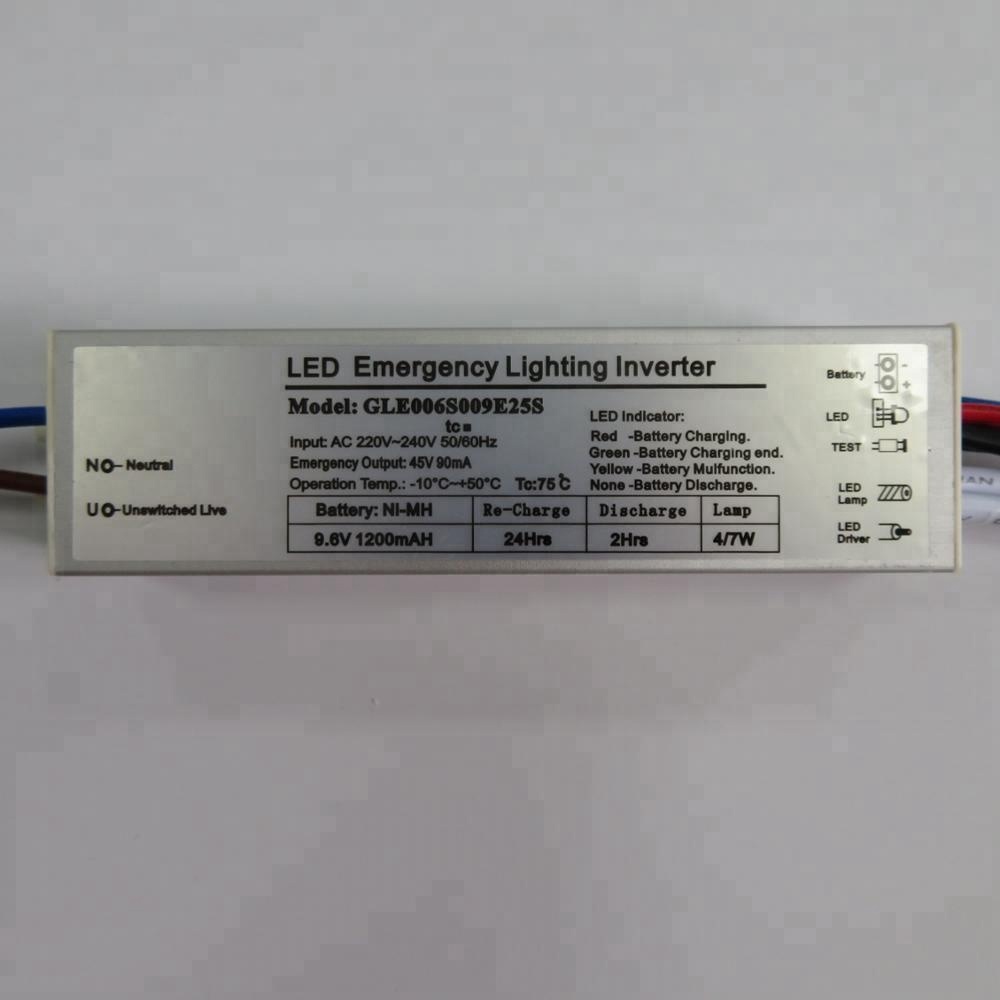 CE RoHS 3-5 years warranty 3-22w 0.5-5hours led emergency kit with battery and power supply for constant current DC lightings