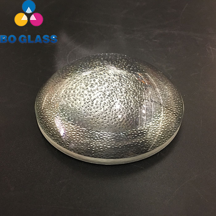 Customized Mold Pressed Pebble Headlight Optical Glass Lens