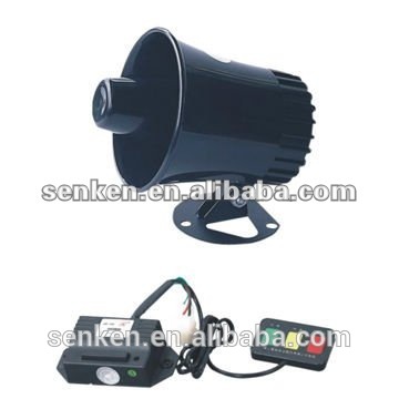 Auto use conventional police siren horn speakers