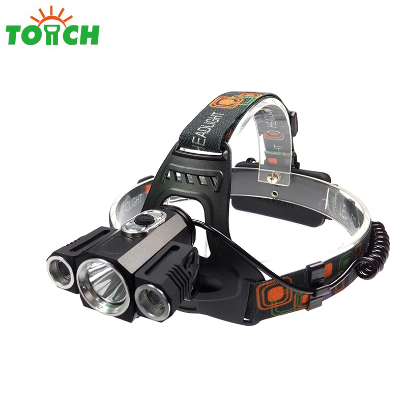 CRE E XM-L T6 LED Headlamp High quality 4000Lm Headlight with Charger Rechargeable for 2*18650 battery head lamp TL-7028