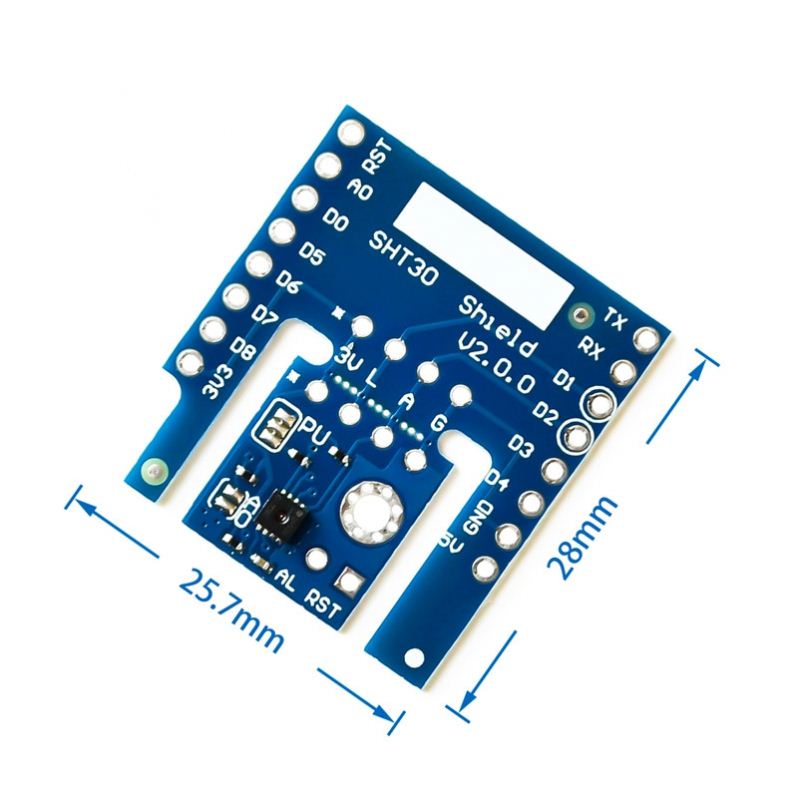 SHT30 Shield V2.1.0 for D1 mini SHT30 I2C digital temperature and humidity sensor module On Stock