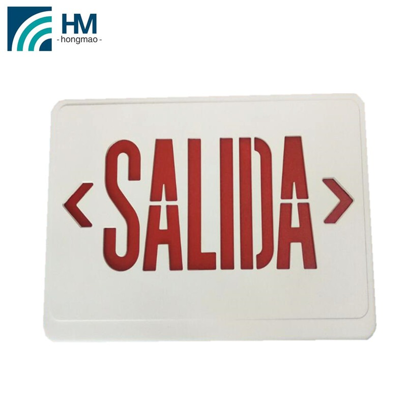 Green or Red Color LED emergency exit sign with advanced technology and fashion design