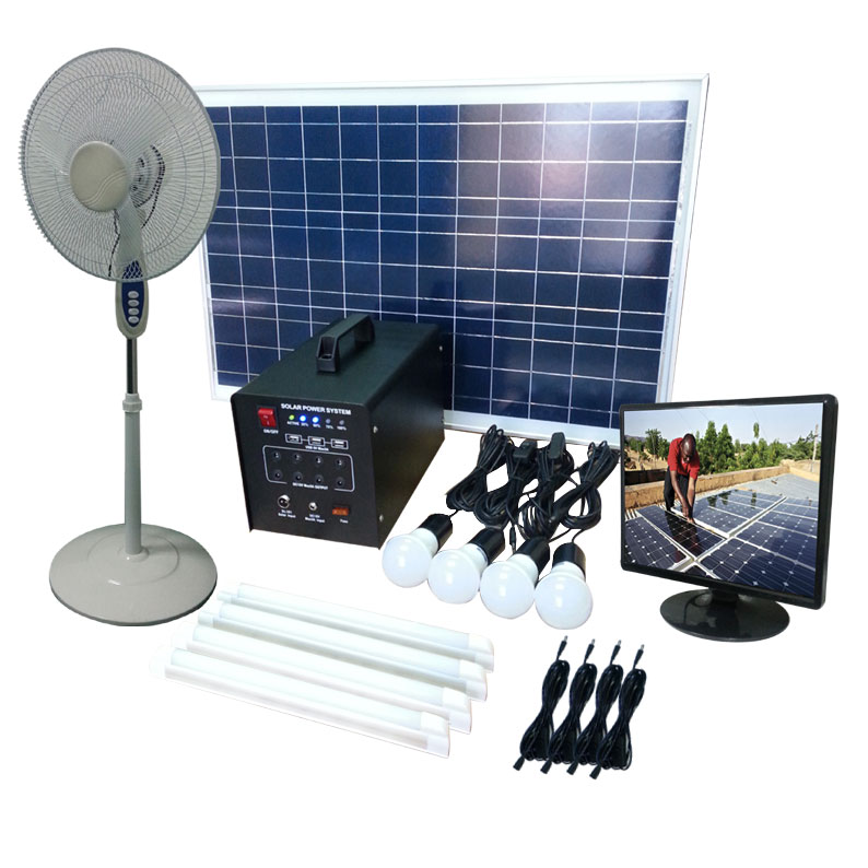 Popular 60w led mini solar light kits