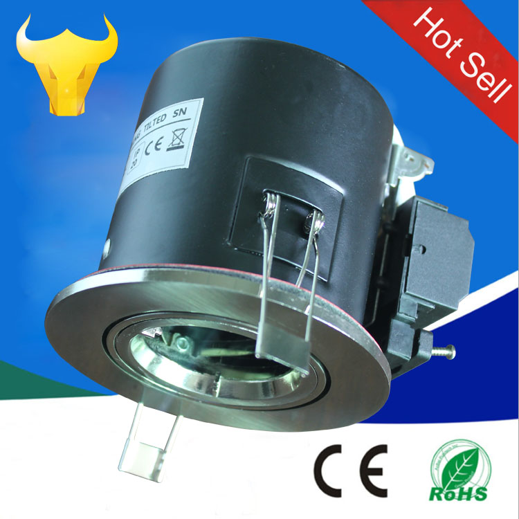 FIRE RATED DOWNLIGHTS 240V MAINS GU10 TILT PRESSED die-casting RECCESSED SPOTLIGHTS