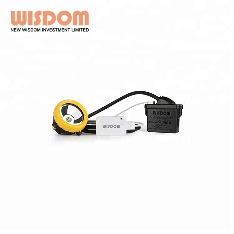 New released KL4MS wisdom led miners cap lamp super bright lamp 10000lux 13working hours 1.4m or 1.65m cable