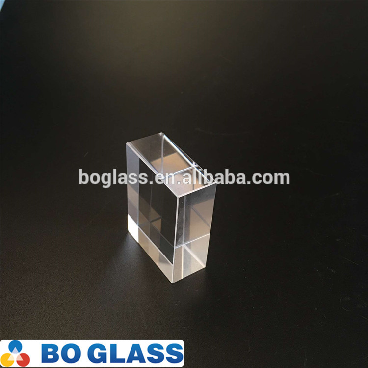 3D laser clear solid K9 crystal block