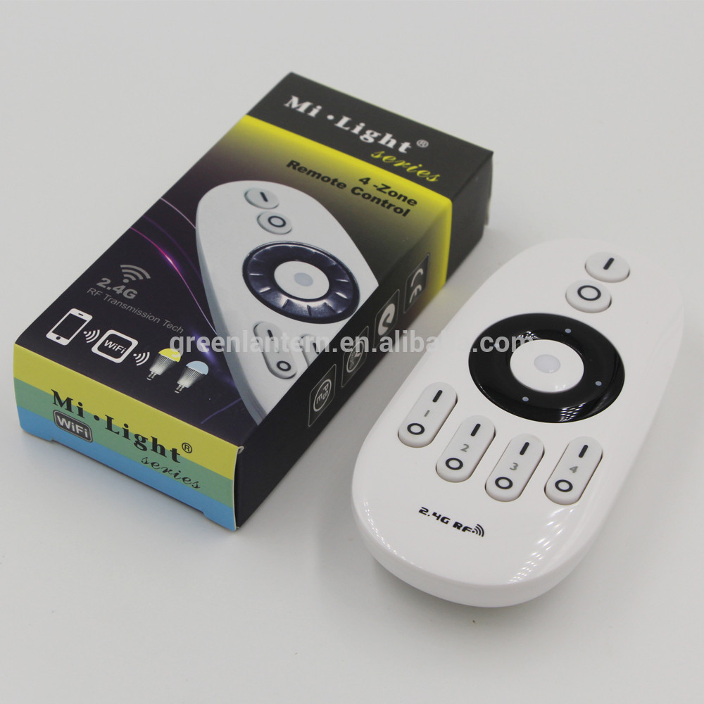 Mi Light 2.4G 4 ZONE WHITE LED REMOTE CONTROL WITH BUTTON KEY