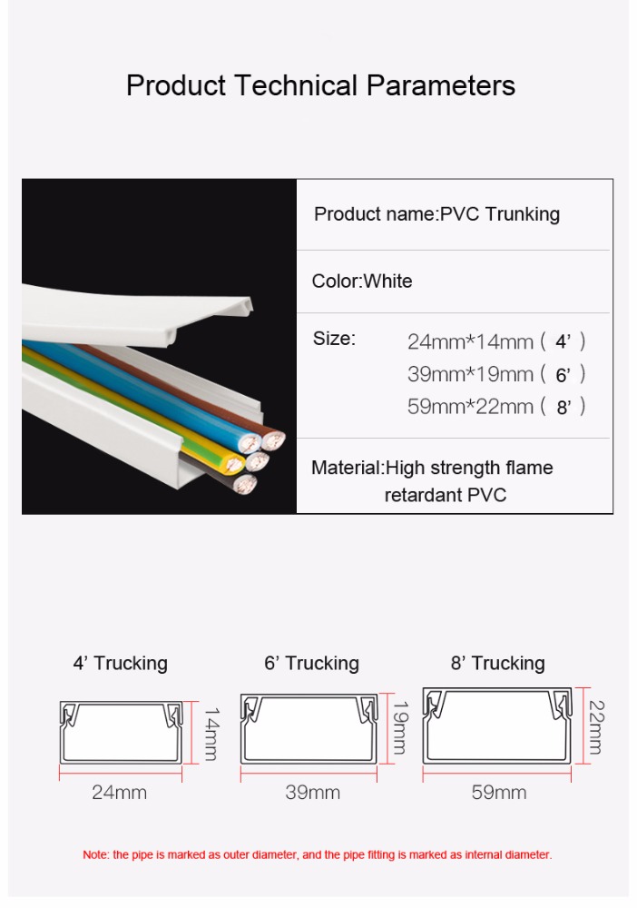 LESSO PVC Electrical Trunking cable duct cable trunking