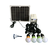 indoor 12v dc mini solar dynamo lighting system