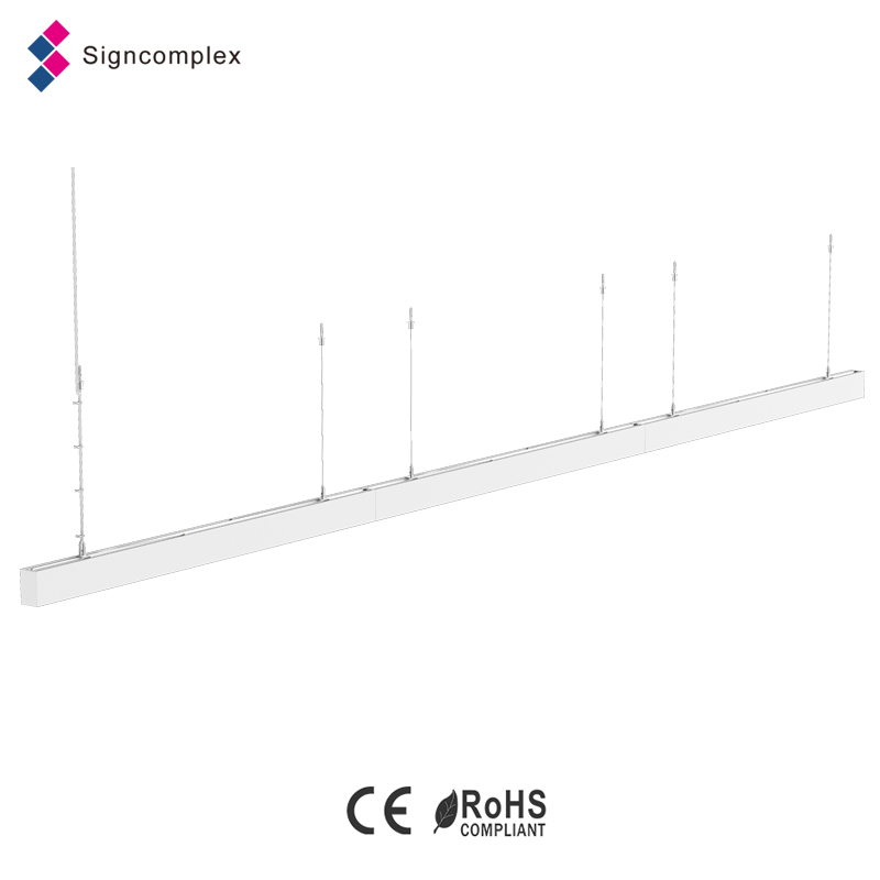 led linear hanging light, single/continuous sl10075 linear light 40 50w