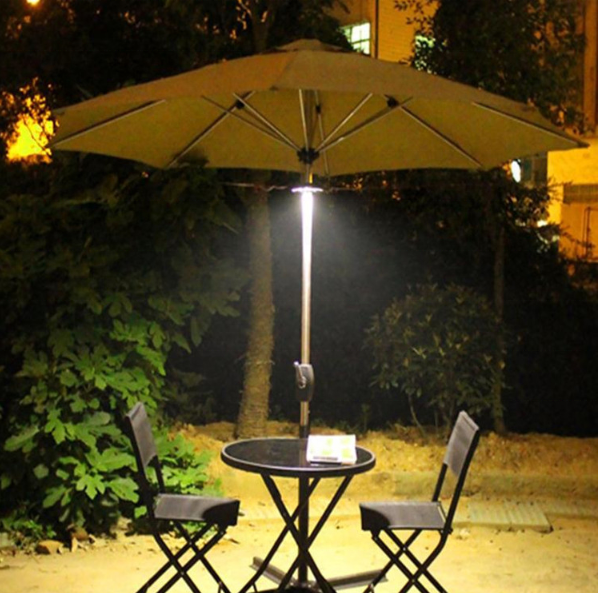 outdoor led patio umbrella lights for umbrella camping tent light BBQ or playing cards