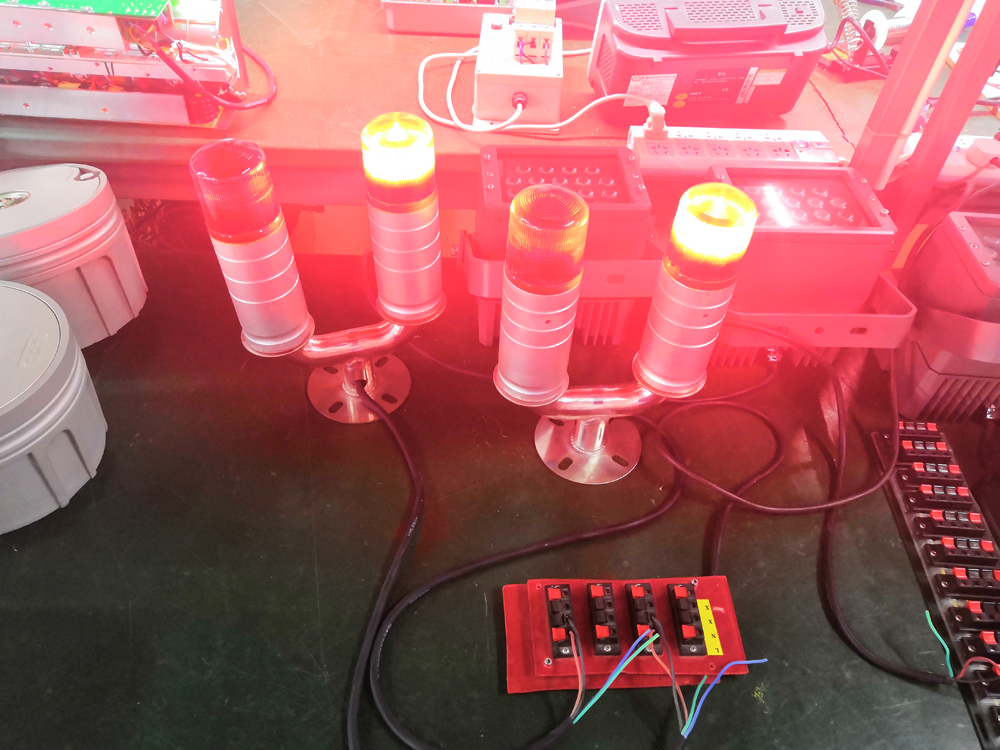 Twin-Head Aviation LED Obstruction Light