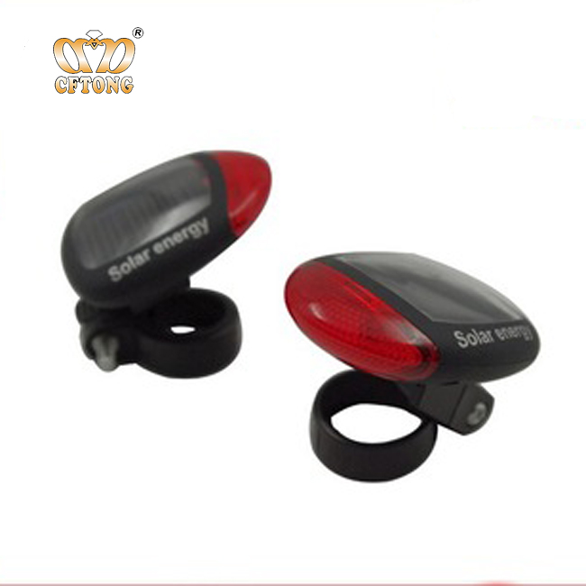 China factory safety solar rechargeable bicycle light