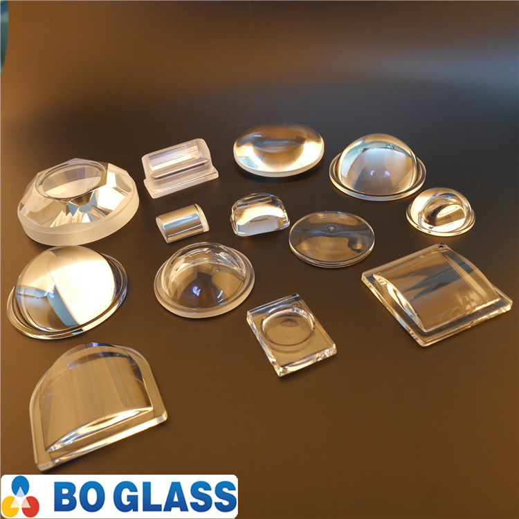 Factory led borosilicate glass lens with high quality