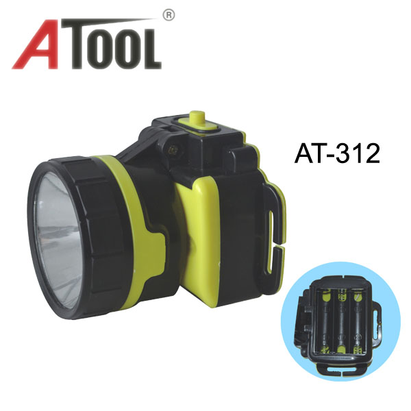 3*AA dry battery fishing plastic dry battery headlight led headlamp