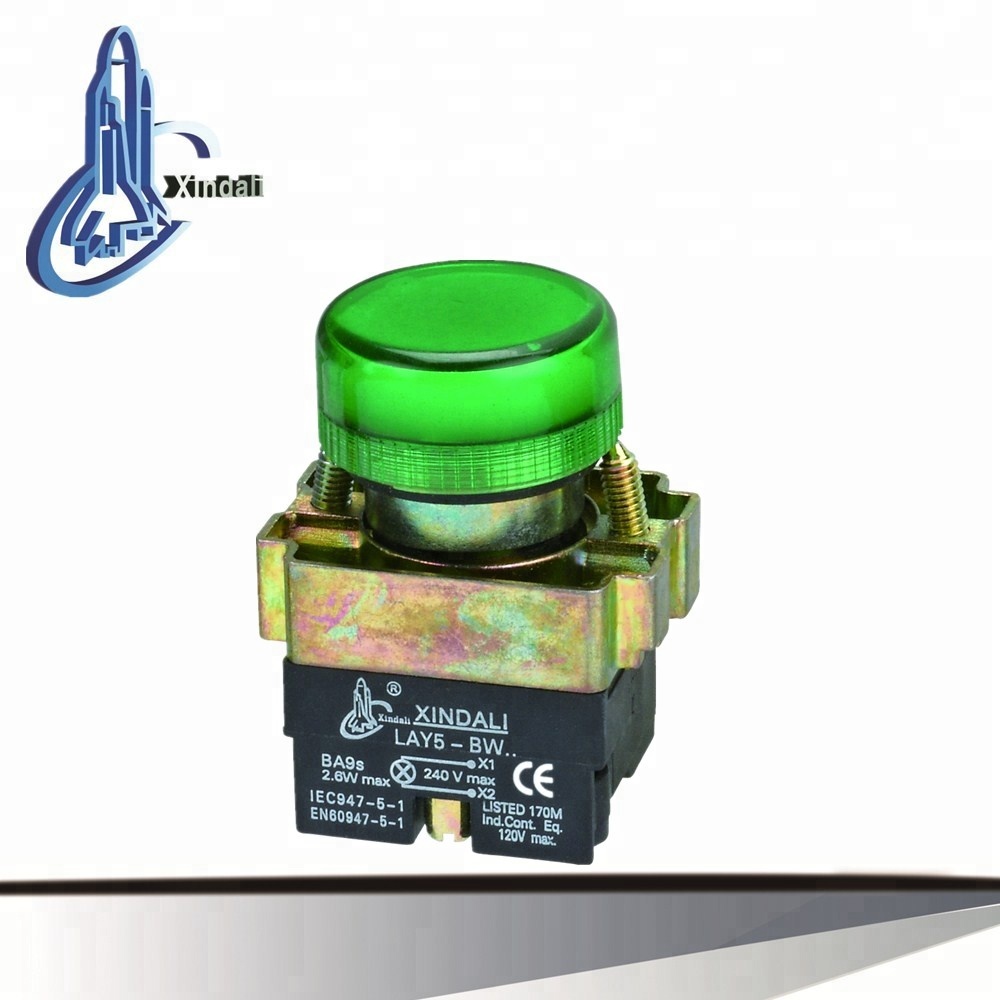 LED or Neon Electrical Power Control On/Off 2-Pin momentary light Push Button Switches LAY5-BV63