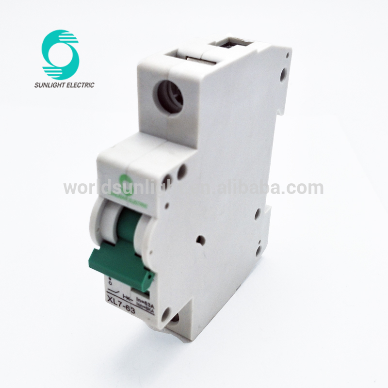 Yueqing Xianglang Solar system china manufacture Non-polarity DIN RAIL 6kA 4 amp mcb dc circuit breaker