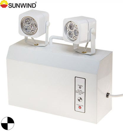 2x3W LED Emergency Light,remote control twin heads LED Emergency Light