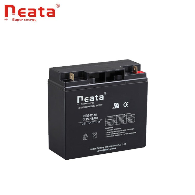 free maintenance deep cycle12v 18ah rechargeable lead acid battery for UPS back up power