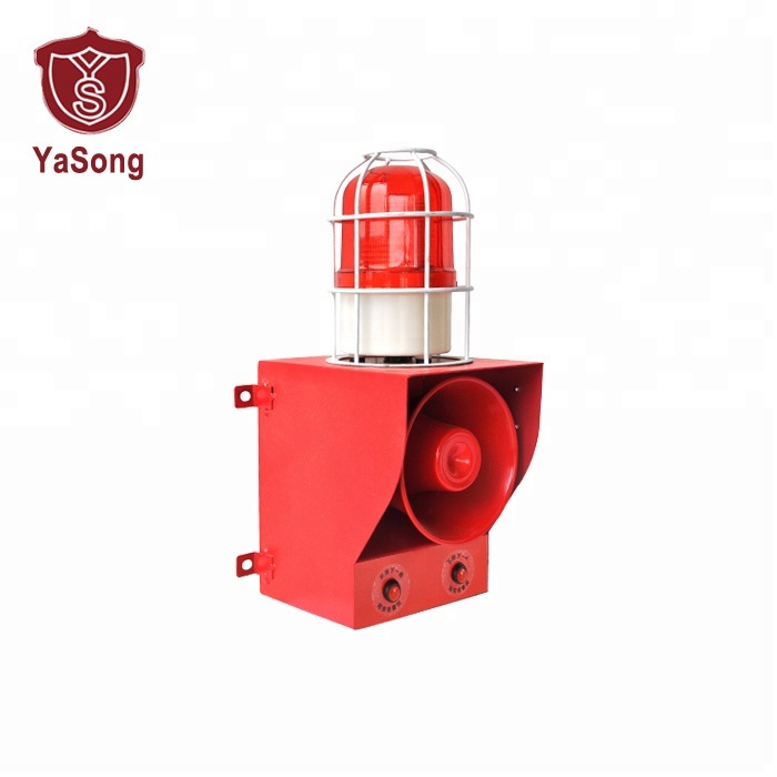 YS-05C Industrial Bottom-mounted sound and light alarm with siren 130dB