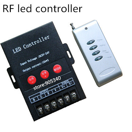 30A High efficiency RF remote control 360W RGB Led controller for rgb led strip light 25meters long
