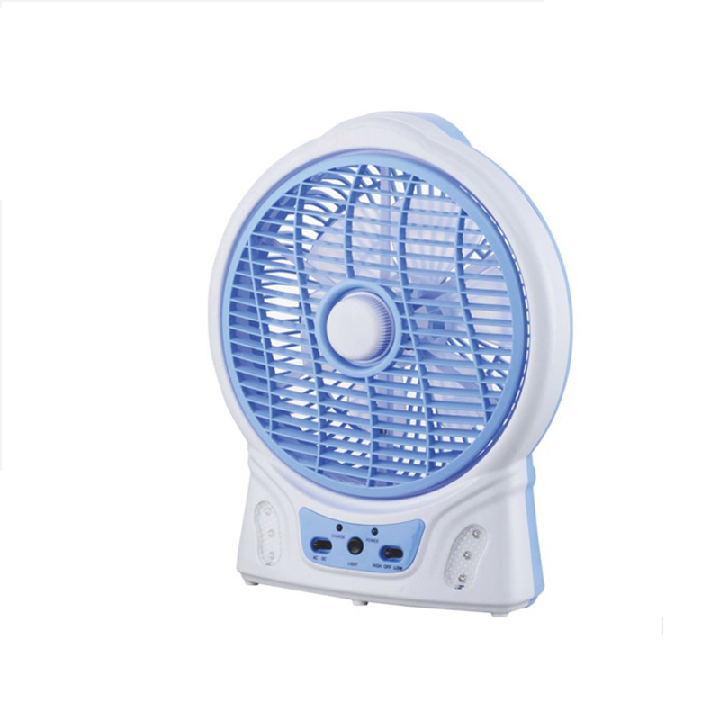 12 solar box Rechargeable emergency light fan