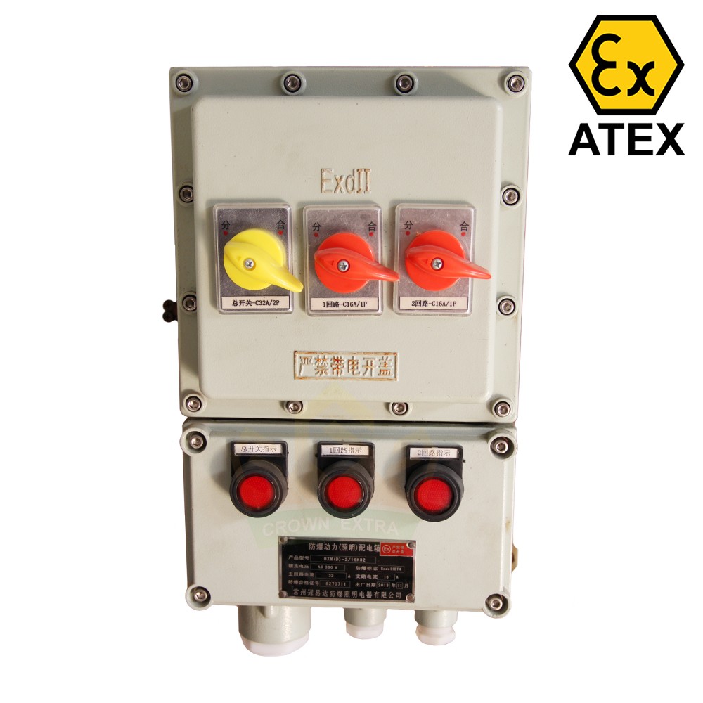 zone1  zone2 explosion proof 12v mini electrical small single circuit breaker panel box Explosion-proof lighting