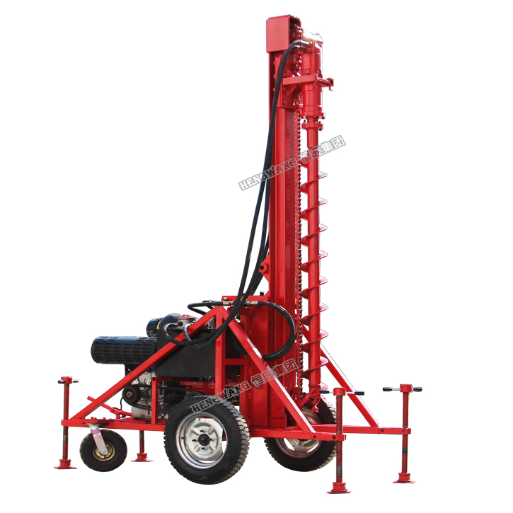 pneumatic rock Borehole drilling rig