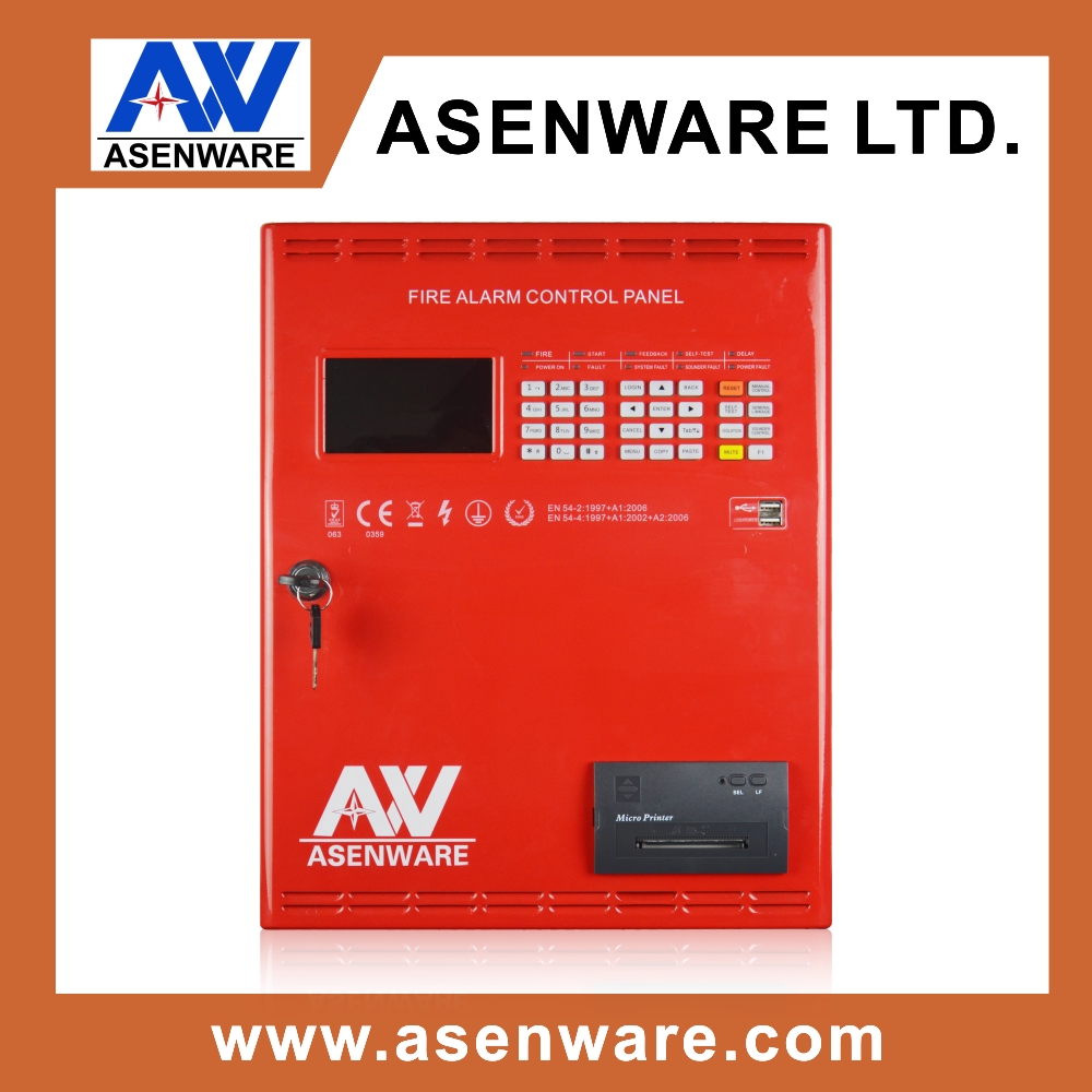DC 24V Addressable Fire Alarm Control Panel with RS-485 Signal
