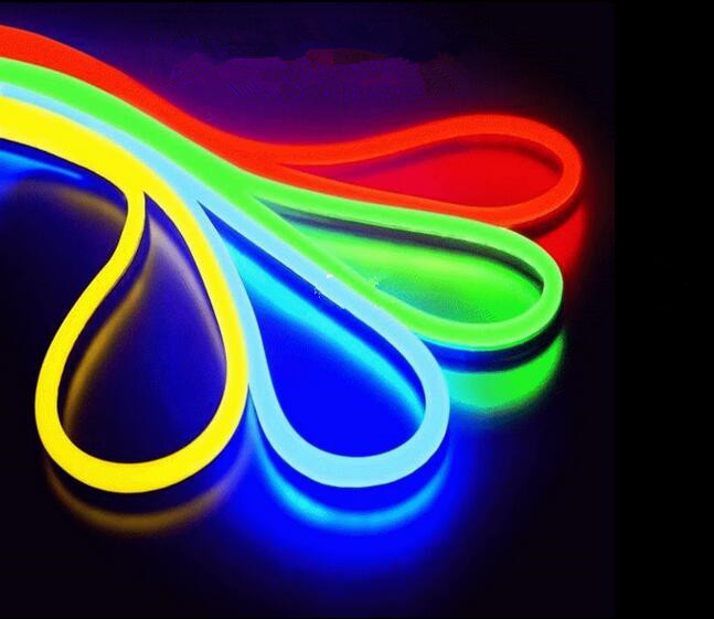 Colorful flexible led neon light outdoor ultra-thin led neon flex tube rope light