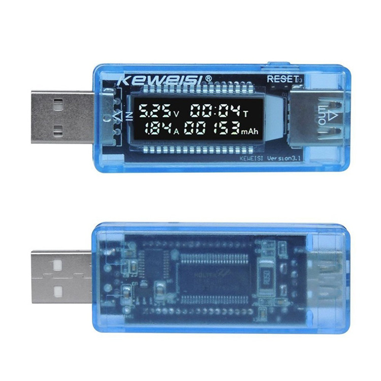 voltmeter 8 in1 QC2.0 3.0 4-30v Electrical power USB capacity voltage tester current meter monitor voltmeter ammeter