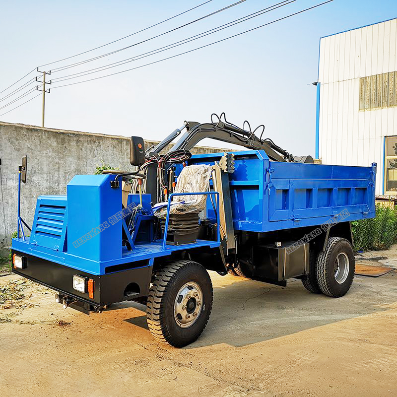 Multi-function digging and loading truck mounted digger/excavator