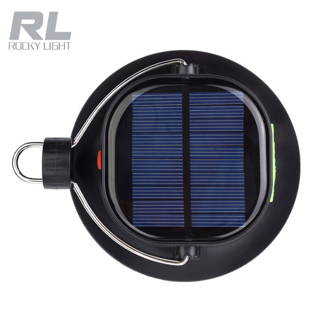 Camping lamp LED Solar panel Portable Hanging Camping Fishing lighting With Phone Charger