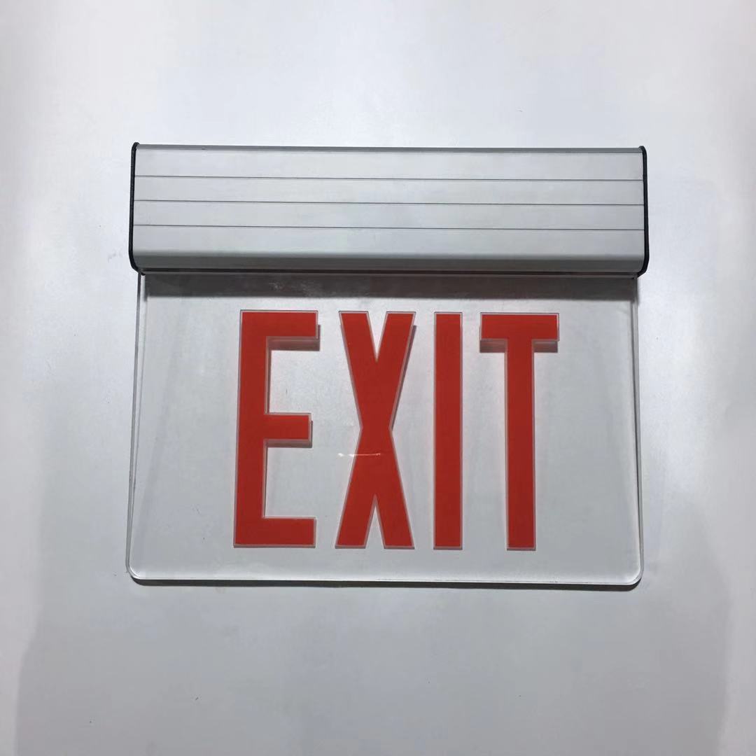 Newest battery backup led emergency exit sign light for USA