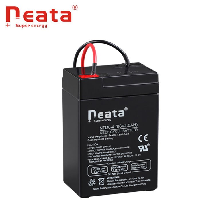 Cheap price lead acid deep cycle AGM battery 6v4ah