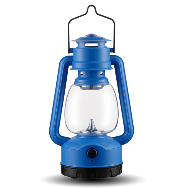 Rechargeable portable lantern with hook