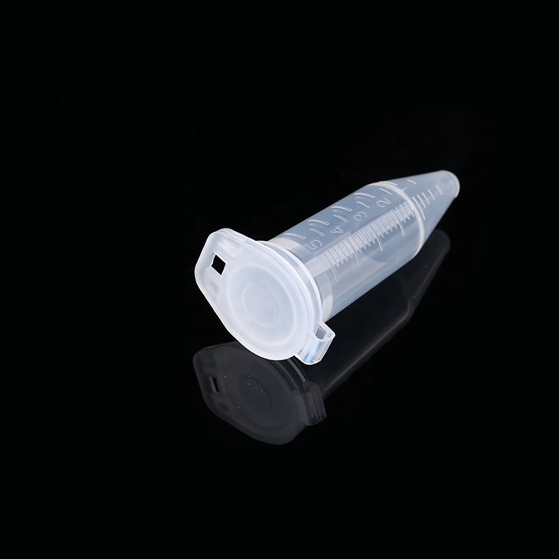 Lab plastic 5ml conical centrifuge tube with safty lock