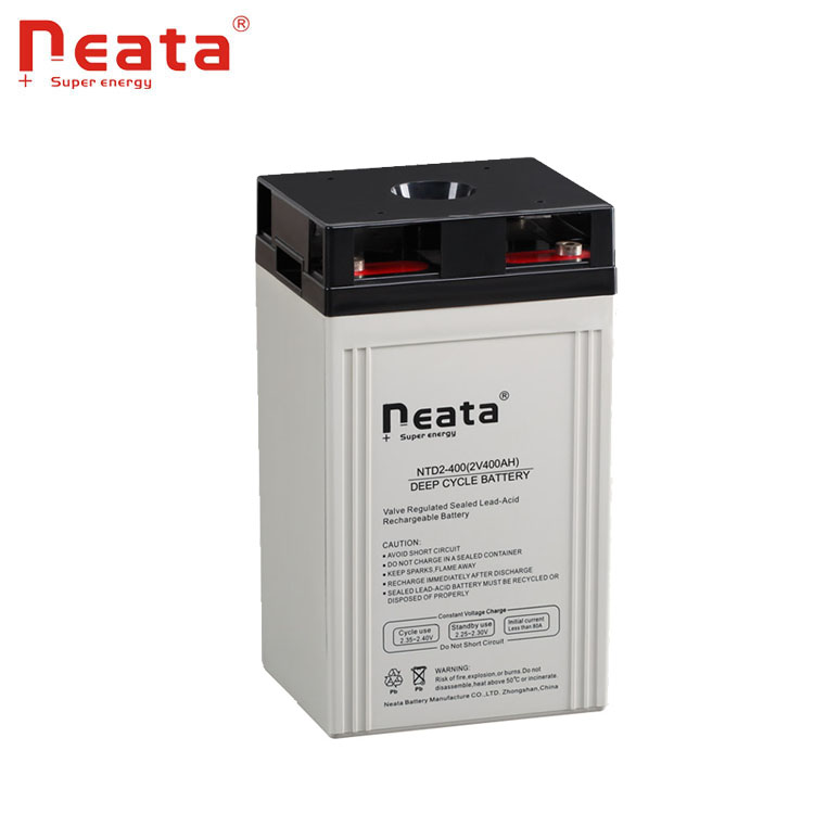 Lead acid 2v deep cycle agm  400ah rechargeable battery for solar energy inverter use