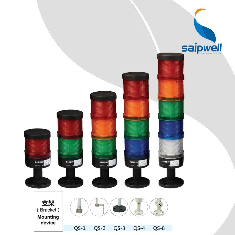 SAIP/SAIPWELL AC/DC electric Warning led light tower ,used light tower