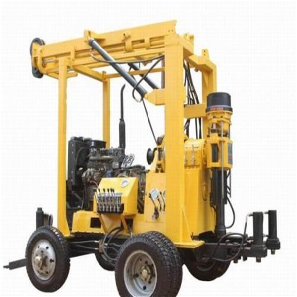 trailer mounted full hydraulic Deep Water Well Drilling Rigs Portable farm Irrigation Water Well Drilling Rig