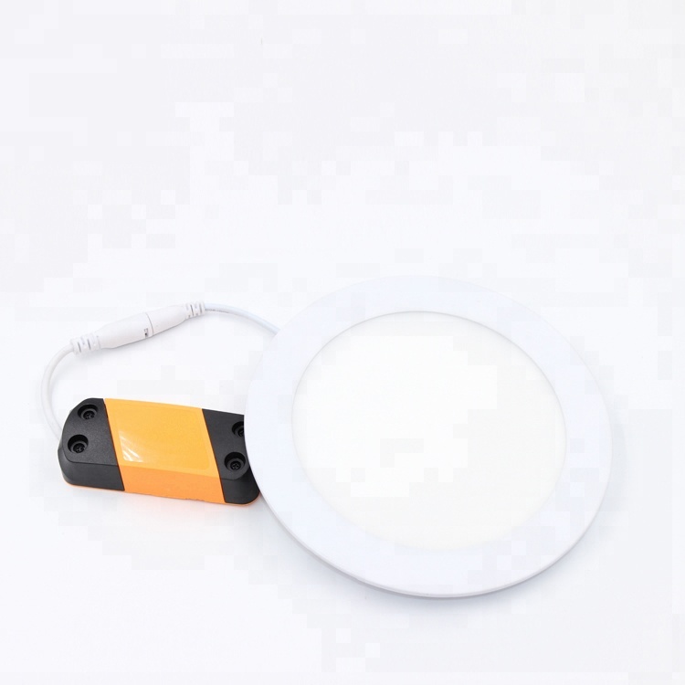 12W Aluminum+Nano Guide Plate Leak Light Proof Ceiling Round Ultra Silm Recessed Led Panel Light