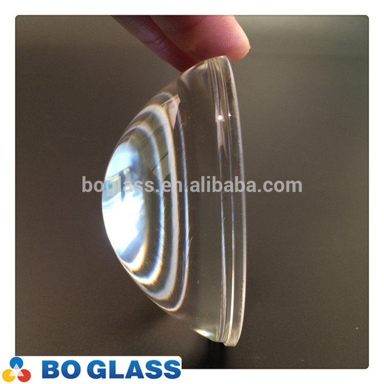 73mm plano convex glass lens for stage lighting, borosilicate glass lens