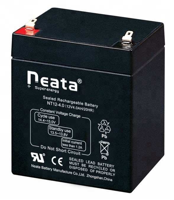 Electrical kids car 12V4.0Ah battery long life rechargeable vrla  lead acid battery