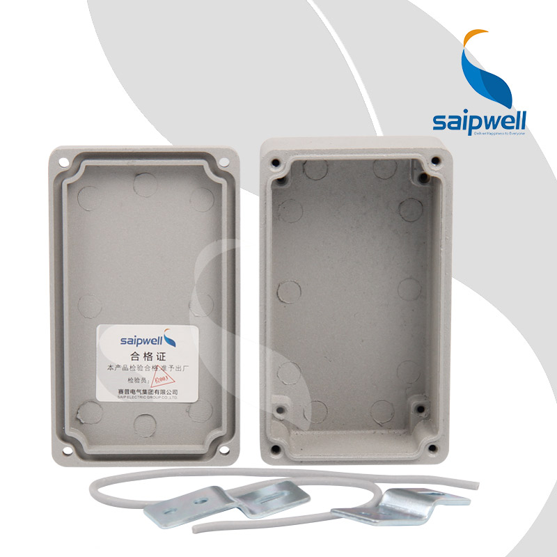 Saip/Saipwell factory price Waterproof IP66 Electrical Junction Box Aluminium Hinged cabinet Die Cast Aluminum Enclosure